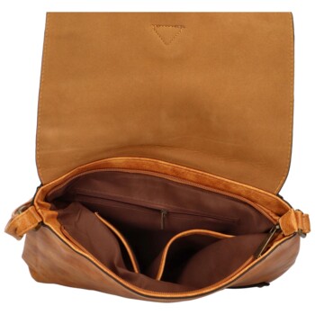 Dámská crossbody kabelka žlutá - Coveri Palissa