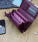 Dámská kožená peněženka fialová - Gregorio Margarita