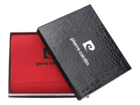 Pánská kožená peněženka černá - Pierre Cardin Forstt