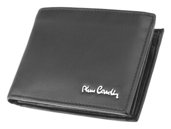 Pánská kožená peněženka černá - Pierre Cardin Forstt