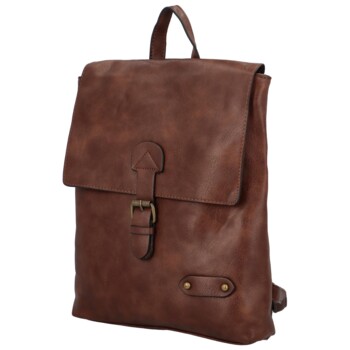 Dámský kabelko batoh tmavě hnědý - Coveri Atalanta