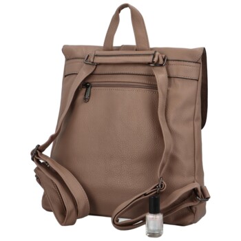 Dámský kabelko-batoh taupe - Coveri Spiritia