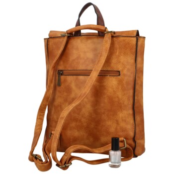 Dámský kabelko batoh žlutý - Coveri Atalanta