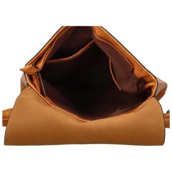 Dámský kabelko batoh žlutý - Coveri Atalanta