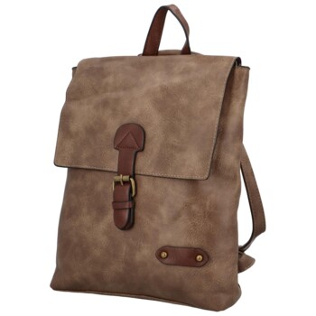 Dámský kabelko batoh hnědý - Coveri Atalanta