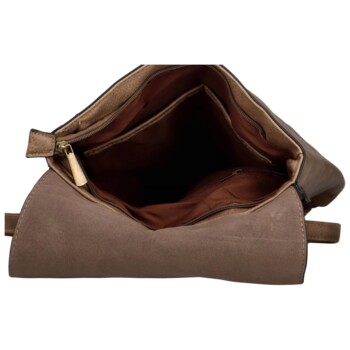 Dámský kabelko batoh hnědý - Coveri Atalanta