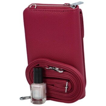 Dámská crossbody kabelka fuchsiová - Coveri Santiaga