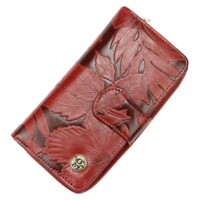 Dámská kožená peněženka červená - Gregorio Astalla