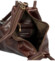 Dámský kožený batoh tmavě hnědý - Delami Wernieta