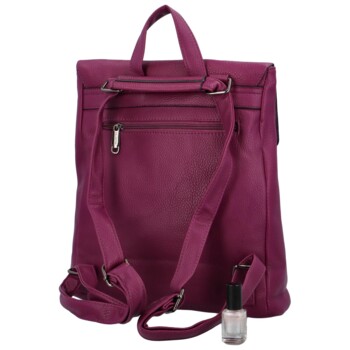 Dámský kabelko batoh fialový - Coveri Vernisia