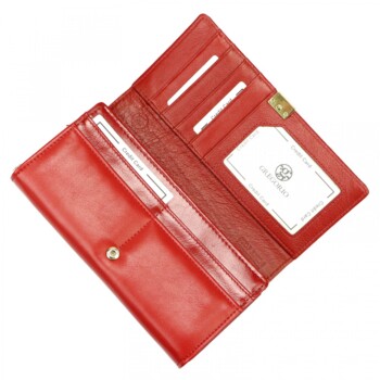 Dámská kožená peněženka červená - Gregorio Storgana