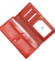 Dámská kožená peněženka červená - Gregorio Storgana