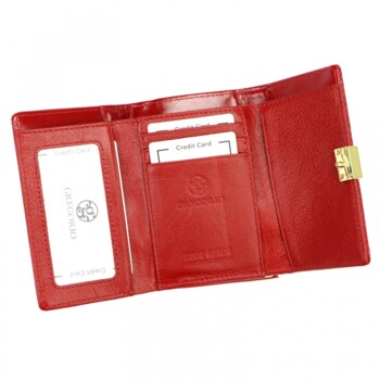 Dámská kožená peněženka červená - Gregorio Xariana
