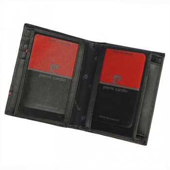 Pánská kožená peněženka černá - Pierre Cardin Fellix