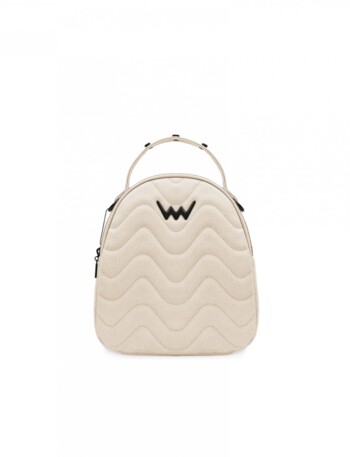 Dámský batůžek kabelka béžový - Vuch Sasmi Cream