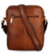 Pánská kožená crossbody/taška koňaková hladká - Diviley Jacob