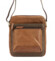 Pánská kožená crossbody taška camel - Pierre Cardin Izarr