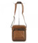 Pánská kožená crossbody taška camel - Pierre Cardin Izarr