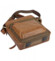 Pánská kožená crossbody taška camel - Pierre Cardin Izarr