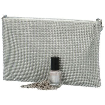 Dámské psaníčko stříbrné - Michelle Moon Wemba