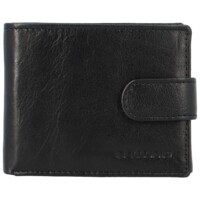 Pánská kožená peněženka černá - Bellugio Lukason