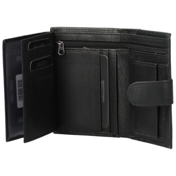 Pánská kožená peněženka černá - Bellugio Fordett