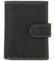 Pánská kožená peněženka černá - Bellugio Leonidas