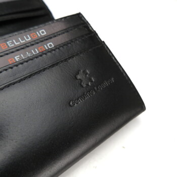 Dámská kožená peněženka černá - Bellugio Sawin