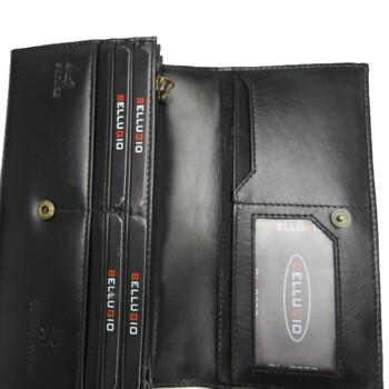 Dámská kožená peněženka černá - Bellugio Sawin