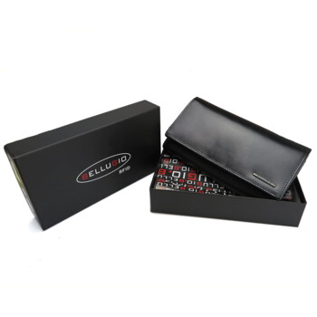 Dámská kožená peněženka černá - Bellugio Sawin