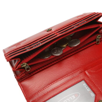 Dámská kožená peněženka černá - Bellugio Sawin