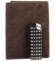 Pánská kožená peněženka tmavě hnědá - Wild Tiger Stefan