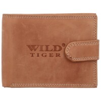 Pánská kožená peněženka světle hnědá - Wild Tiger Nolan
