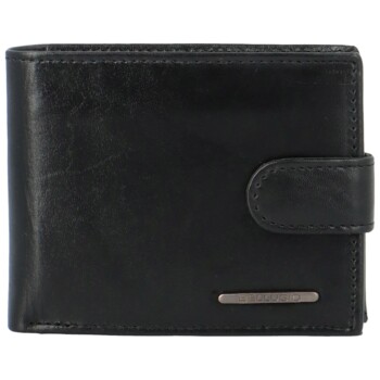 Pánská kožená peněženka černá - Bellugio Evront