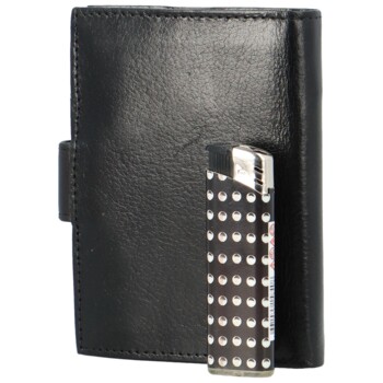 Pánská kožená peněženka černá - Bellugio Callvin