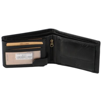 Pánská kožená peněženka černá - Bellugio Antoni