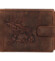 Pánská kožená peněženka hnědá - Bellugio Yeryss Jelen