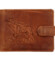 Pánská kožená peněženka camel - Bellugio Yeryss Jelen