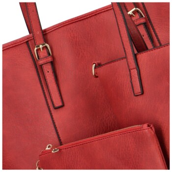 Dámská kabelka na rameno červená - Dudlin Variana