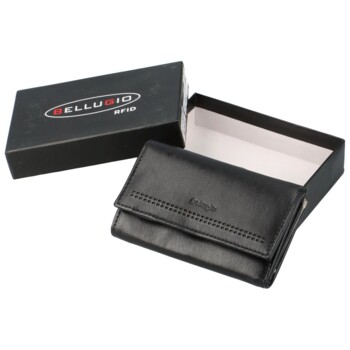 Dámská kožená peněženka černá - Bellugio Xagnana