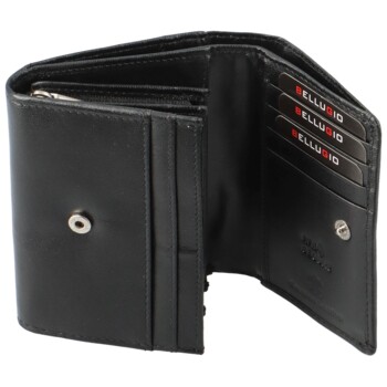 Dámská kožená peněženka černá - Bellugio Glorgia