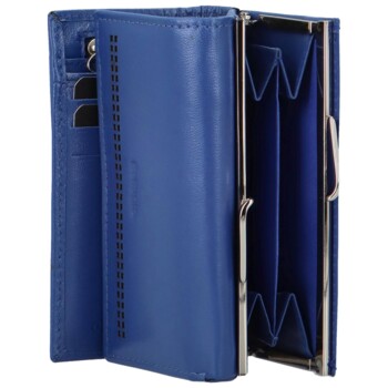 Dámská kožená peněženka modrá - Bellugio Xagnana