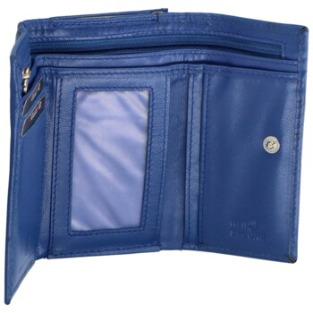 Dámská kožená peněženka modrá - Bellugio Xagnana