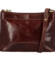 Dámská kožená crossbody kabelka hnědá - Delami Orienty