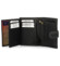 Pánská kožená peněženka černá - Diviley Servall