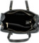 Dámská kožená kabelka přes rameno černá - Delami Missia