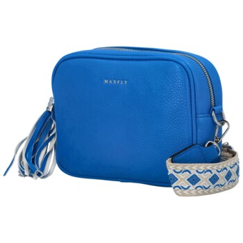 Dámská crossbody kabelka safírově modrá - MaxFly Nuranna