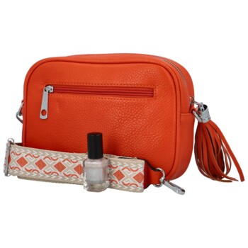 Dámská crossbody kabelka oranžová - MaxFly Nuranna