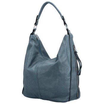 Dámská kabelka na rameno šedo/modrá - Romina & Co Bags Gracia