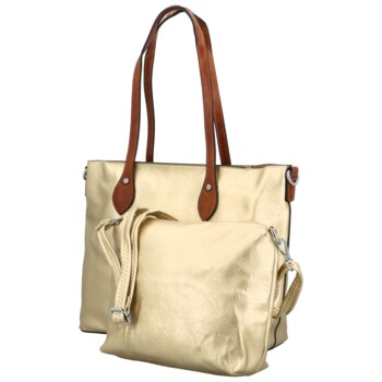Dámská kabelka na rameno zlatá - Romina & Co Bags Morrisena